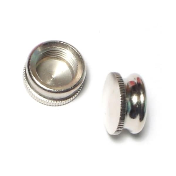 Midwest Fastener 1/8IP Nickel Bracket Caps 10PK 64592 - main